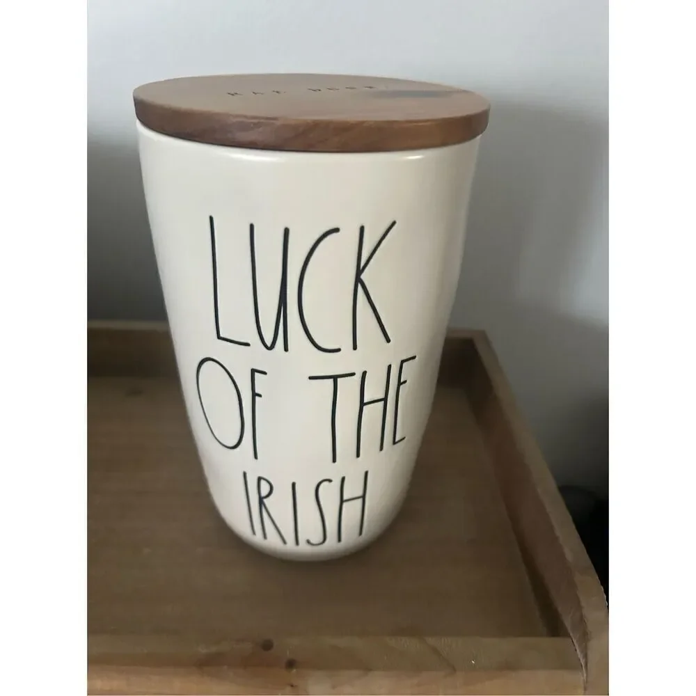 Rae Dunn Luck of the Irish St. Patrick's Day Cellar Canister